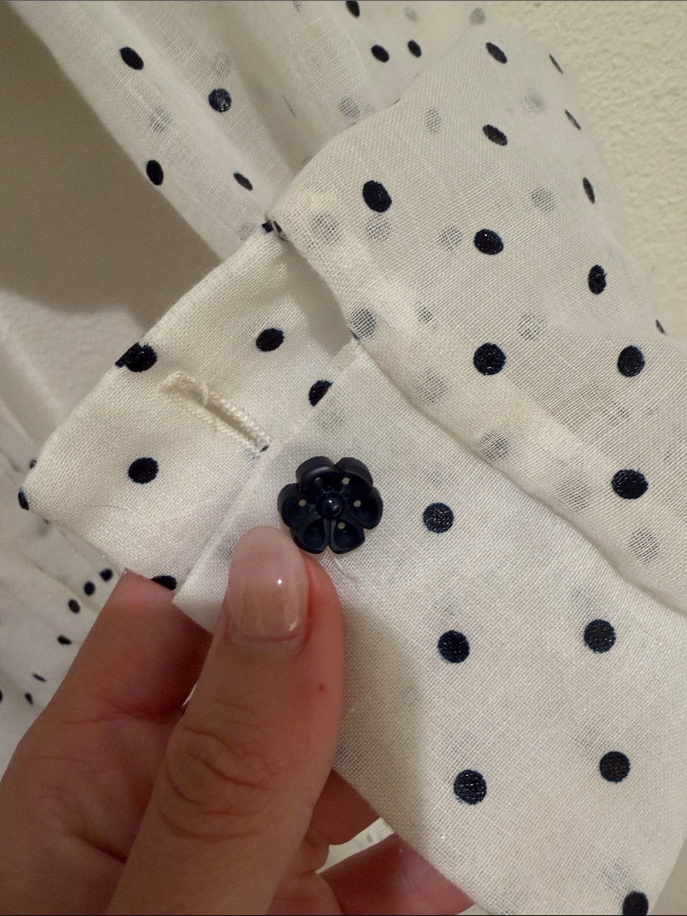 True vintage polkadot maxi dress size XS - Picture 7 of 7